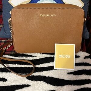 Brown MK crossbody